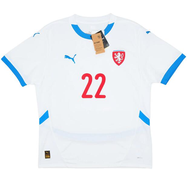 (image for) SOUČEK #22 Czech Away Jersey Euro 2024